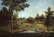 Charles Wilson Peale Landscape Looking Towards Sellers Hall from Mill Bank oil painting on canvas